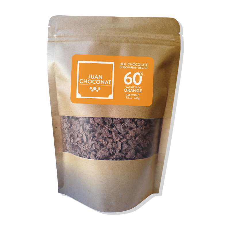 Hot Chocolate 60% Cacao with Orange - 240g