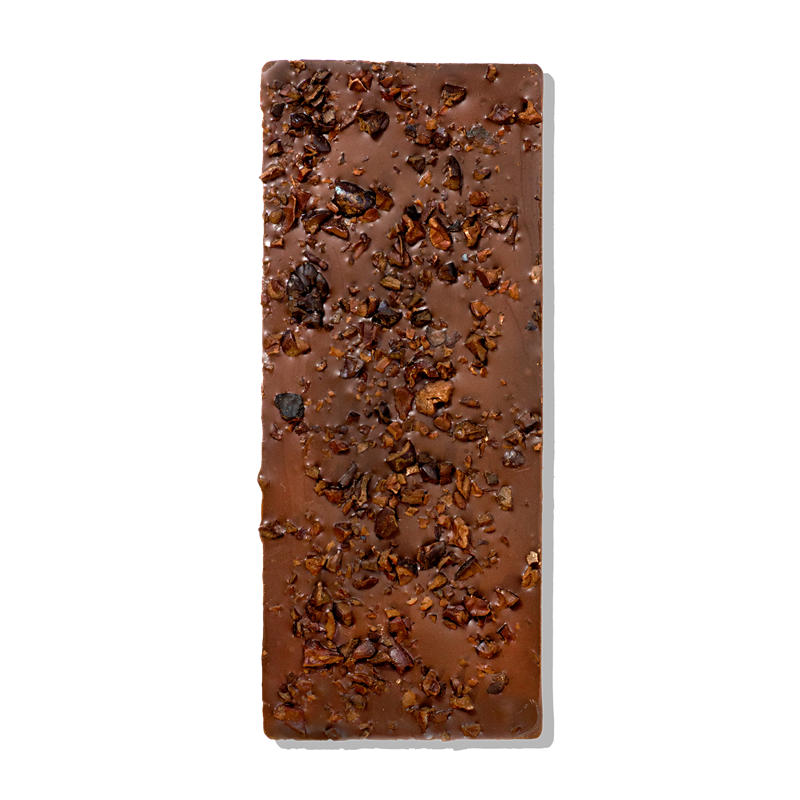 Dark Chocolate 85% Cacao with Cayenne & Nibs