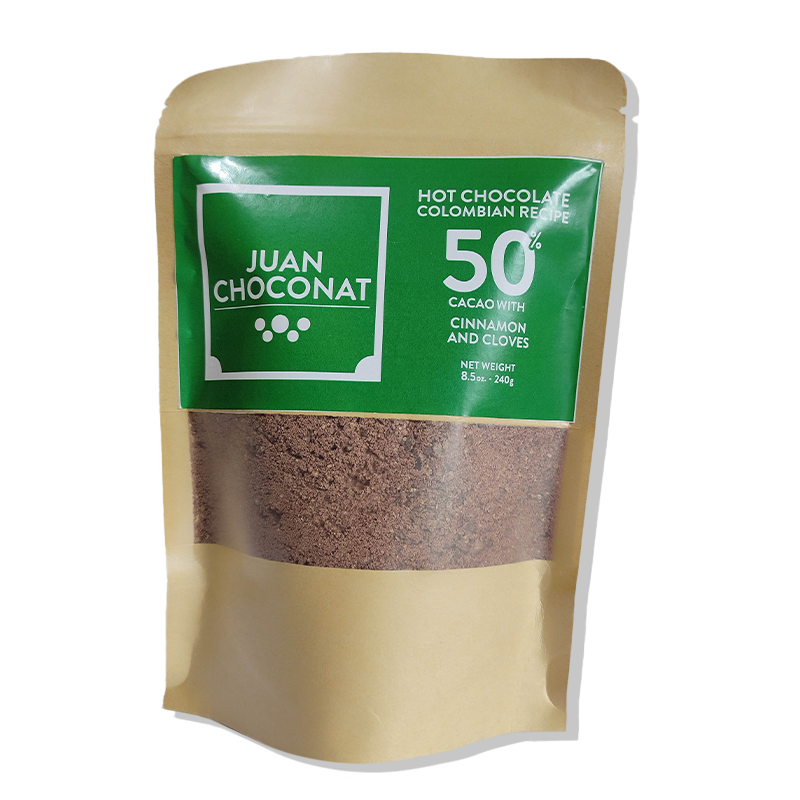 
                  
                    HOT CHOCOLATE CINNAMON & CLOVES 50% CACAO - 240 g - Ground
                  
                