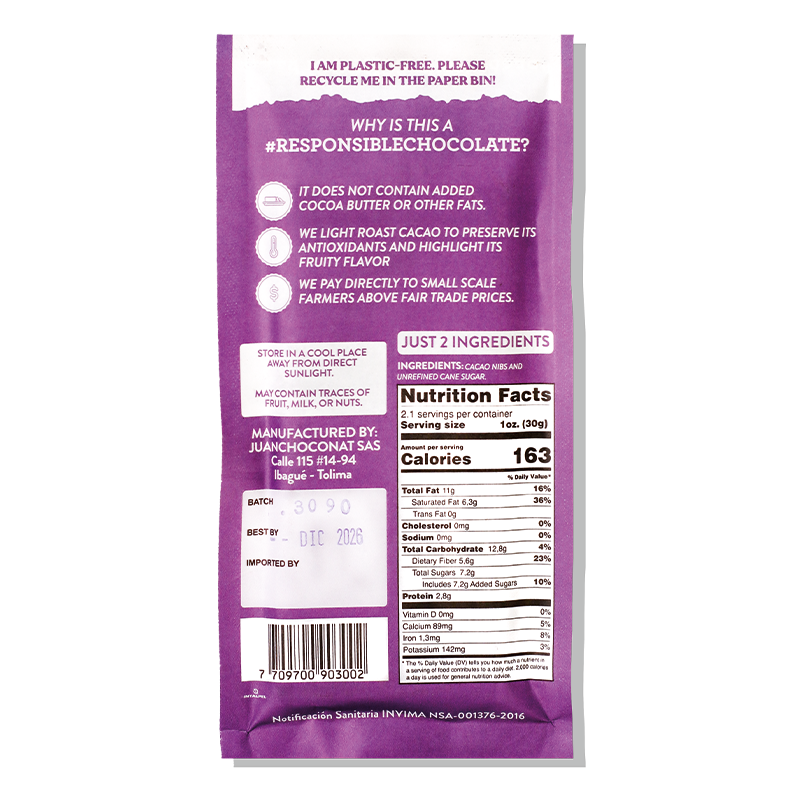 
                  
                    Dark Chocolate 70% Cacao
                  
                