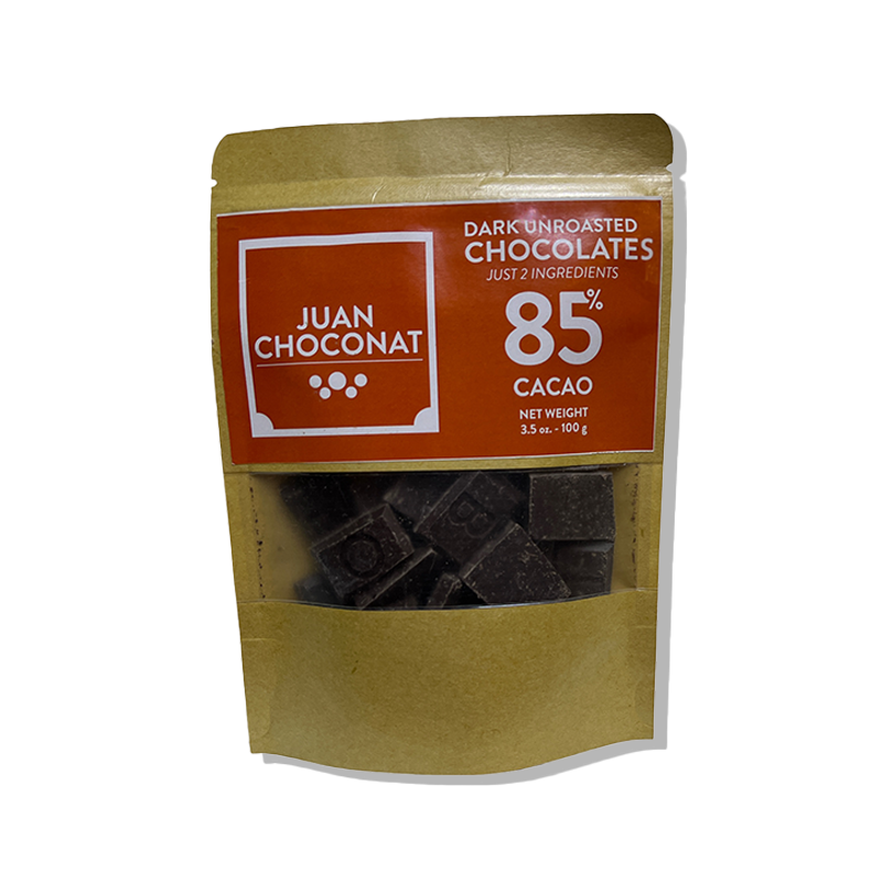 
                  
                    Bites Dark Chocolate 85% Unroasted Cacao
                  
                