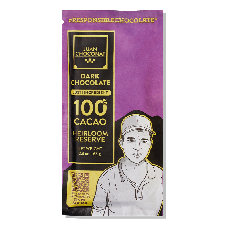 Dark Chocolate 100% cacao Heirloom