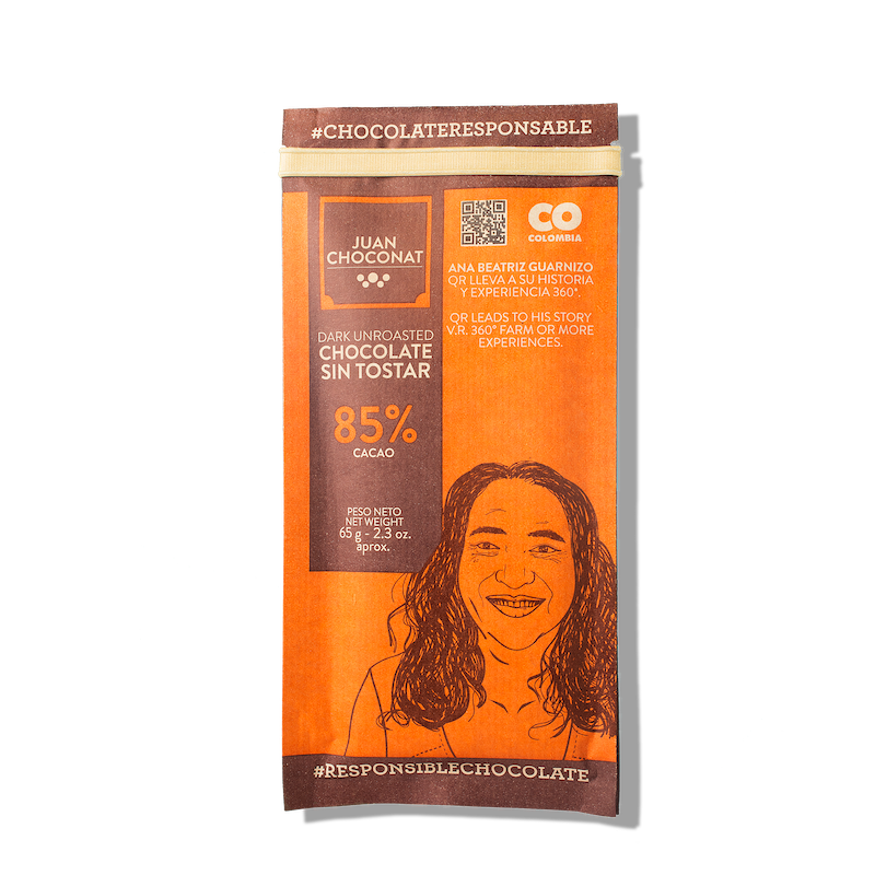 Dark Chocolate 85% Unroasted Cacao